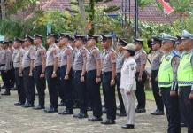 Kapolres Tapteng: 32 Polri dan ASN Naik Pangkat