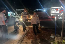 Polres Tapteng Tangkap Dua Pelaku Galian Optik Telkom