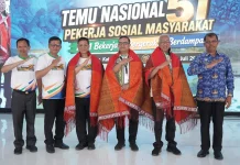 Temu Nasional 51 Tahun Pekerja Sosial Masyarakat di Toba
