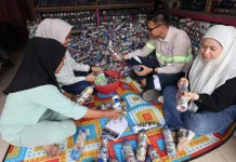 PTAR Bangun Taman Ecobrick di Batang Toru Tapsel
