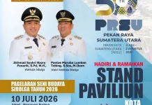 Pemkot Sibolga Siapkan Pagelaran Seni Budaya di PRSU Ke-50