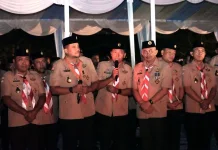 Bupati Taput Hadiri Kemsama Mabi dan Jamdasu XI Pramuka Sumut