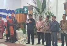 Pemkab Taput hadiri Pesta Gotilon HKBP Parsaoran Kecamatan Pagaran