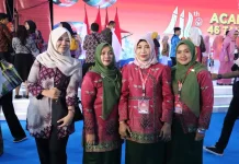 Ketua TP PKK Madina Hadiri HKG di Makassar