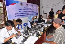 Penyaluran Bantuan DTH Pascabencana di Tukka Tapteng