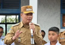 Bupati Humbahas berikan arahan di Hari Pertama Masuk Sekolah