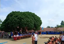 Wabup Taput Tinjau MPLS SMP N 1 Siborong-borong
