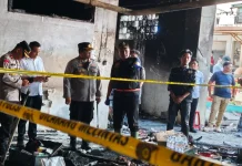 Labfor Poldasu Olah TKP Lanjutan Kebakaran Pasar Sibolga