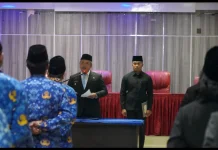 Wabup Taput Lantik Pejabat Baru, Perkuat Birokrasi Percepat Pembangunan Daerah