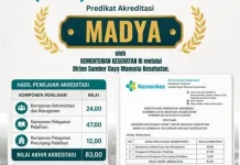 UPPK RSUD Tarutung Raih Akreditasi "Madya" Lembaga Pelatihan Kesehatan