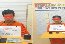 Polres Tapteng Tangkap Dua Pengedar Sabu di Pinangsori