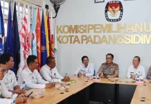 Kapolres dan KPU Padangsidimpuan Perkuat Koordinasi jelang Pemilu