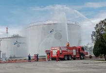 Pertamina Fuel Terminal Sibolga Simulasi Penanggulangan Keadaan Darurat