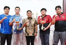 Wali Kota Sibolga Apresiasi Prestasi Atlet Taekwondo Tingkat Nasional
