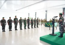 Danrem 023/KS Pimpin Sertijab Empat Dandim