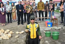 Bupati Humbahas letakkan Batu Pertama Pembangunan Cath Lab RSUD Doloksanggul