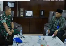 Wali Kota Padangsidimpuan Terima Audiensi Dandenpom I/2 Sibolga