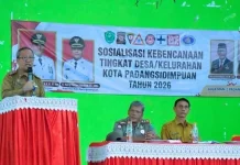 Pemkot Padangsidimpuan Perkuat Minimalisir Risiko Bencana lewat Sosialisasi