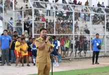 Wali Kota Sibolga Resmi Buka Piala Soeratin U-13 dan U-15 Tahun 2026