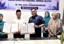 BNN Tapsel dan TP PKK Padangsidimpuan Perkuat Pencegahan Narkoba
