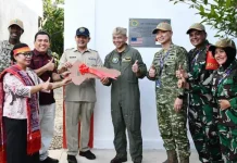 Wabup Tapteng Resmikan Gedung Kelas SD Negeri Hasil Program Pacific Partnership