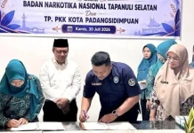 TP-PKK Padangsidimpuan dan BNNK Sepakati P4GN