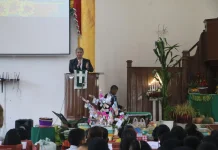 Wabup Taput Kenalkan TAPASADA Academy di Pesta Gotilon HKBP Sabungan