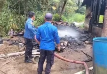 Sinergi Warga dan Satpol PP Amankan Kebakaran Rumah di Paranginan