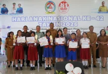 Sebanyak 46 Pelajar SD Tuangkan Kreativitas dalam Lomba Lukis Hari Anak Nasional