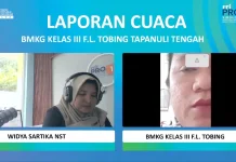 BMKG Prediksi Hujan Ringan Guyur Sibolga dan Tapteng Malam Hari