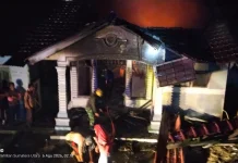 Dua Rumah di Humbahas Dilalap Api, Tidak Ada Korban Jiwa