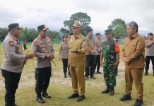 Kapolda Sumut Tiba di Taput, Disambut Bupati dan Forkopimda