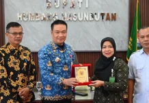 Bupati Humbahas Terima Kunjungan BPJS Ketenagakerjaan Pematangsiantar