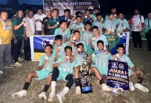 Puncak PSSI Tapteng Sukses Gelar Turnamen Sepak Bola U-13 & U-15