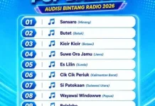 Sepuluh Lagu Pop Daerah Warnai Audisi Bintang Radio