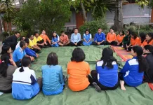 BUPATI HUMBAHAS SAMBANGI UPT SMPN 015 SIPONJOT