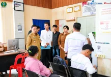 Sidak Kantor, Wali Kota Sibolga Pastikan Pelayanan Publik Optimal