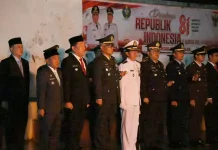 Syukri-Pantas Ikuti Apel Kehormatan dan Malam Renungan Suci HUT ke-81 RI