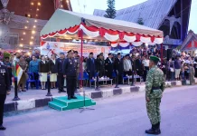 Lautan Cahaya dan Pesta Kembang Api di Tarutung Sambut HUT Kemerdekaan RI
