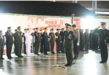 Walikota dan Wakil Walikota Sibolga Ikuti Apel Kehormatan dan Malam Renungan Suci