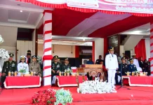 Peringati HUT RI ke-81, Bupati Tapteng Gelorakan Semangat Bangkit Pascabencana