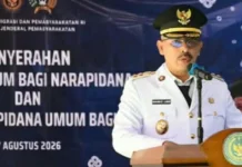 Remisi 107 WBP Lapas Barus, Wabup: Kemerdekaan Bukan Hadiah