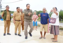 Bupati JTP Tinjau Huntap Dolok Nauli, Serap Masukan Warga