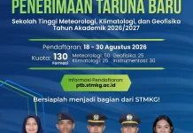 Pendaftaran Taruna Baru STMKG Resmi Dibuka!!