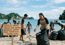 Menjaga Laut dan Pantai Sibolga dari Sampah