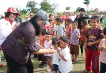 Ketua TPPKK Taput hadiri Kemeriahan HUT ke-81 RI di Sipahutar
