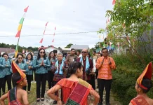 TP PKK Provsu Evaluasi Desa Percontohan Kategori Tertib Administrasi di Humbahas