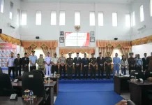 Pemko Sibolga Hadiri Rapat Paripurna Istimewa Hari Jadi ke-81 Kabupaten TapTeng