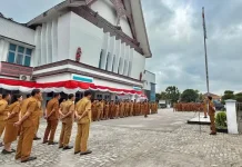 Bupati Taput Pimpin Apel Gabungan, Tekankan ASN Aktif dan Inovatif