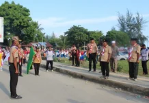 Pawai PGM 2026 Meriahkan Barus, Diikuti 78 Madrasah se-Tapteng
